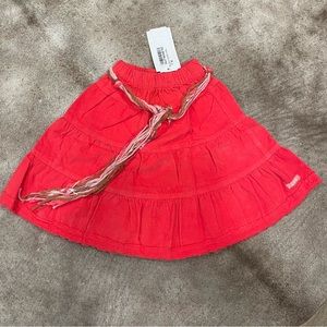 NWT Girls GMS Made in Argentina 100% Cotton Cute Corduroy Skirt